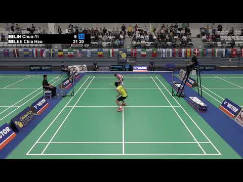 Match point - Lin Chun-Yi vs Chia Hao Lee - MS, Final - Hungarian Int. 2022