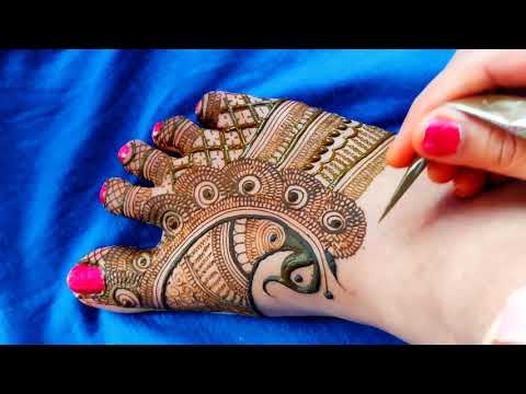 Most Easy & Beautiful Mehndi with Cello Tape Trick |Simple Latest Mehndi  Design with Cello Tape - YouTube
