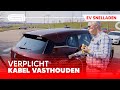 Nieuw! Verplicht kabel vasthouden met snelladen EV