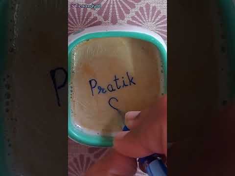 For all PRATIK ♥️ Lovers 🌹💐 #trending #viral #art #teaart #teaandyou #ytshorts #satisfying #pratik