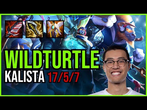 WILDTURTLE - KALISTA vs. TRISTANA ADC | NA GRANDMASTER | PATCH 11.2