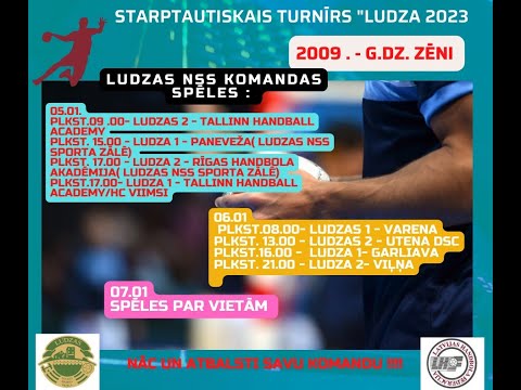Starptautiskais turnīrs handbolā "Ludza 2023" 07.01.2023