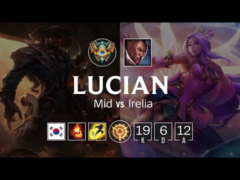 Lucian Mid vs Irelia - KR Challenger Patch 8.21