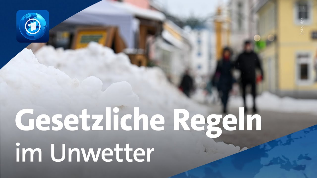 Gesetzliche Regeln: Warum man trotz Schnee und Eis zur Arbeit muss