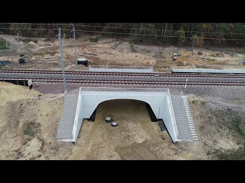 CONSPAN underpass I LK7 Warszawa Wschodnia Osobowa - Dorohusk, Pilawa - Dęblin
