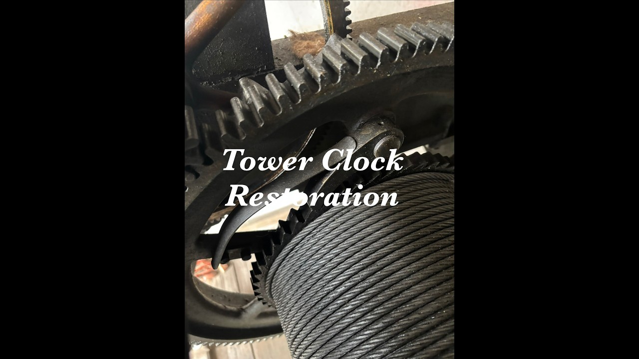 Tower Clock Restoration  -  Great Wheel Time Side Click
