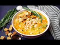 Vegan White Bean Soup with Rosemary and Garlic