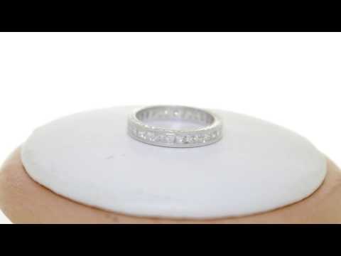 Princess Cut Diamond Eternity Band