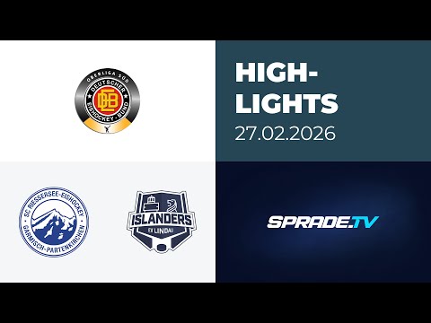27.02.2026 - Highlights - SC Riessersee vs. EV Lindau Islanders