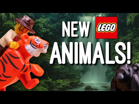 Meet the New LEGO City Jungle Animals!