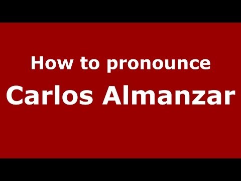 How to pronounce Carlos Almanzar (Dominican Republic) - PronounceNames.com