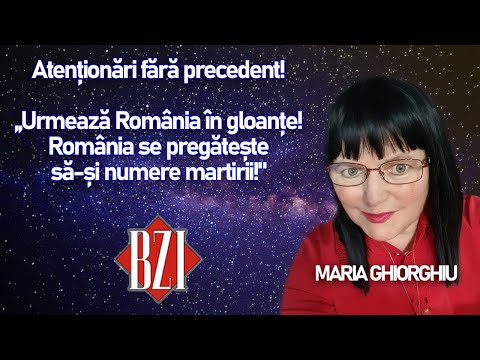 Atenționări fără precedent din partea Mariei Ghiorghiu doar la BZI LIVE