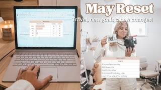 MAY MONTHLY RESET 🍁Travel, new goals & new changes! ✈️