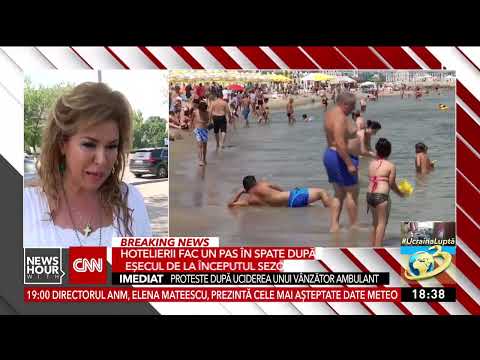 Litoralul românesc s-au umplut