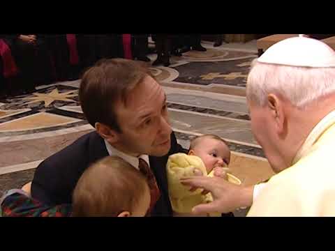 Audience of John Paul II with faithful of the Prelature of Opus Dei