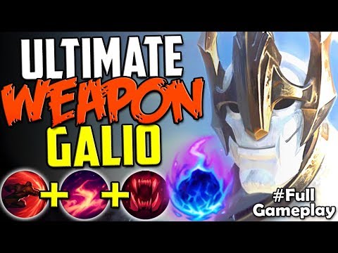 THE ULTIMATE WEAPON GALIO | New Runes Galio vs Maokai TOP Build RANKED SEASON 8 Gameplay