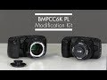 Wooden Camera PL Mount Modification Kit (Blackmagic Pocket Cinema Camera 6K) Installation Tutorial
