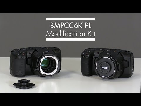 Wooden Camera PL Mount Modification Kit for Blackmagic Pocket Cinema Camera 6K