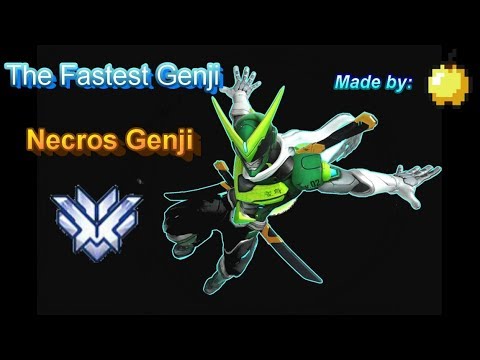 Overwatch--Necros Genji Montage-- The fastest genji in the world.全球速度最快的源氏