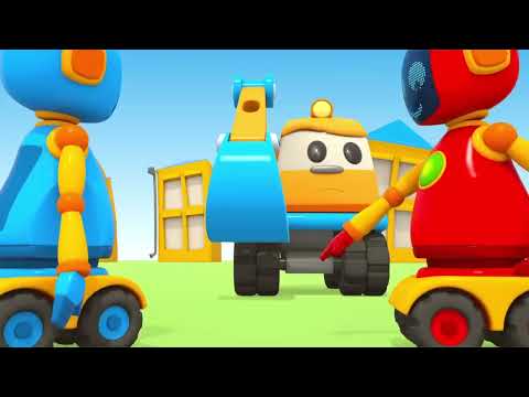 Leo the Truck and Big Trucks – Car Cartoons Full Episodes for Kids