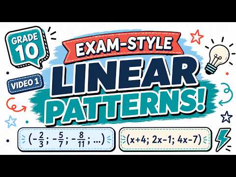 Exam-Style Number Patterns Video 1