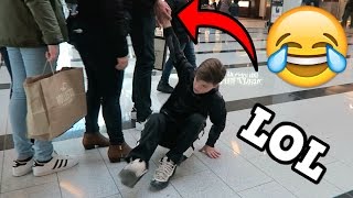 FAKE FALLING IN PUBLIC!