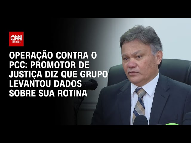 Grupo do PCC levantava minha rotina pessoal, diz Lincoln Gakiya | LIVE CNN