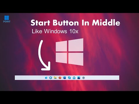 Learn how to bring Start Button in centre Like Windows 10x & 11 *Exclusive Way*