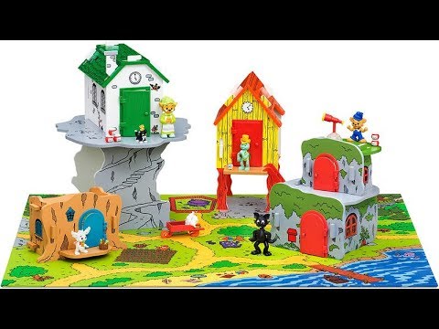 Bamsebyn || Följ med Bamse och hans vänner på en tur i Bamsebyn - Lek med oss på Lek o Skoj