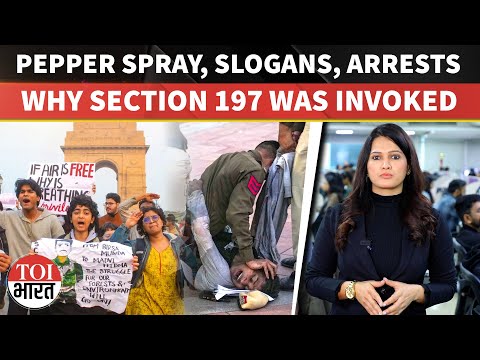 Delhi Police Invoke Section 197 After India Gate Protest Turns Violent With Pepper Spray Attack