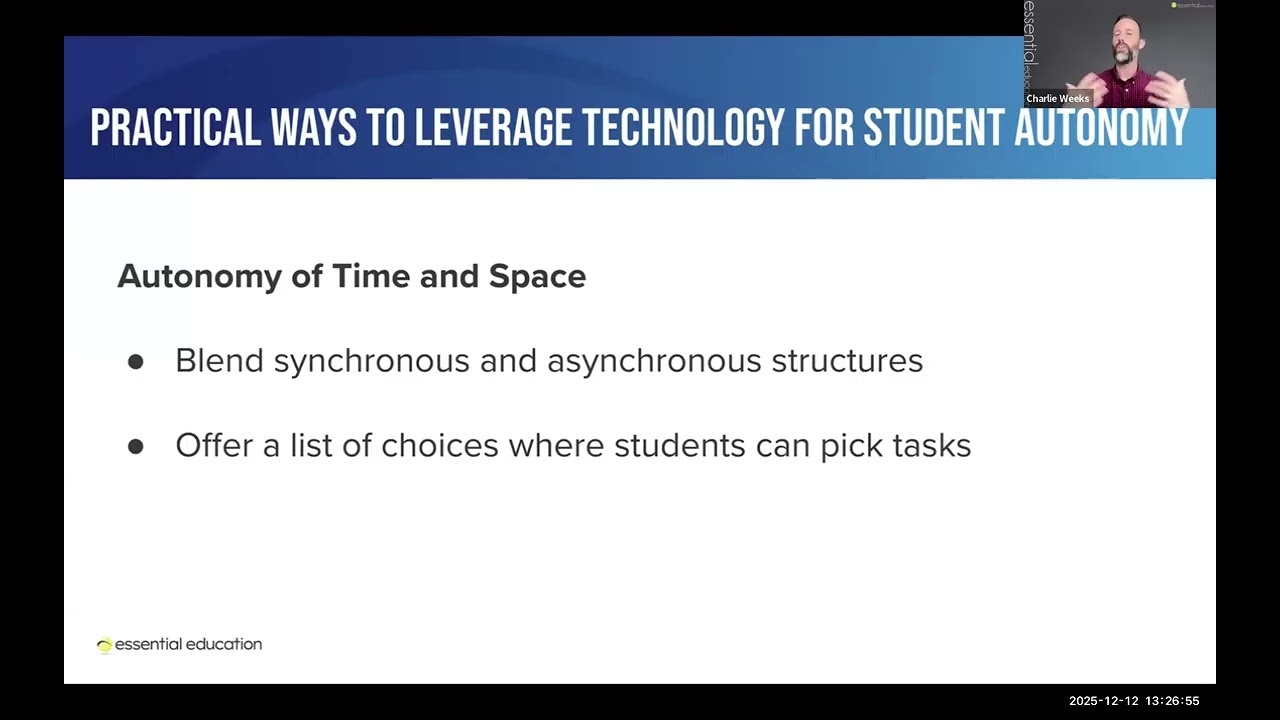 Flexibility and Student Autonomy in Online Curricula