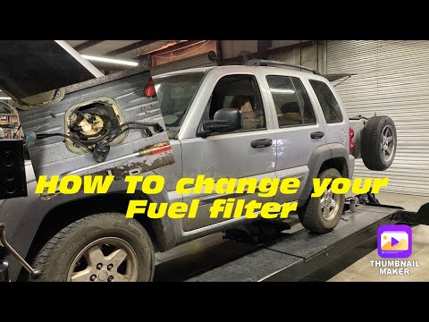 How to replace your JEEP LIBERTY fuel filter (fast and easy)