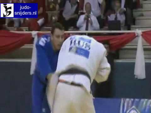Judo 2009 Antalya: Thomas Sinsou (FRA) - Soslan Dzhanaev (RUS) [+100kg] final.