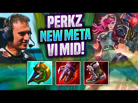 PERKZ NEW META VI MID! - VIT Perkz Plays Vi MID vs Corki! | Preseason 2022