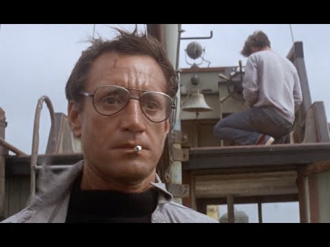 Jaws (1975) - 'Man Against Beast' scene [1080p]