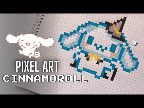 Pixel Art Tutorial: Drawing CINNAMOROLL Step by Step