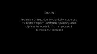 Necro - Technician Of Execution (Lyrics)