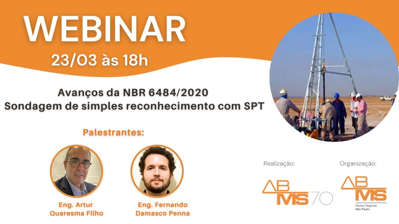 Avanços da NBR 6484/2020 - Sondagem de simples reconhecimento com SPT