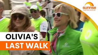 Final Olivia Newton-John wellness walk approaches | Sunrise