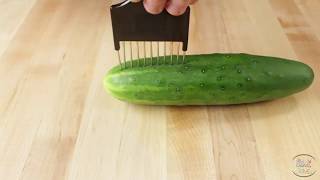 Kitchen Hack : Hair Pick Mandolin