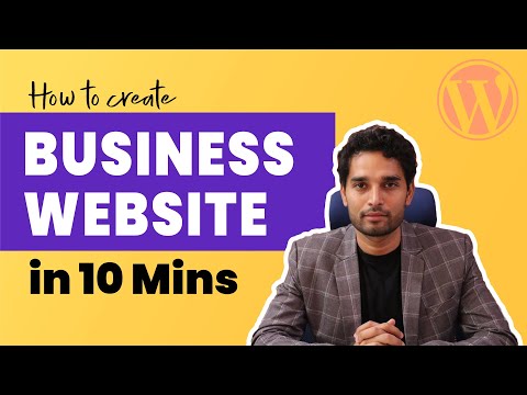 How to create a Business Website in 10 mins - 04 Easy and Simple Steps