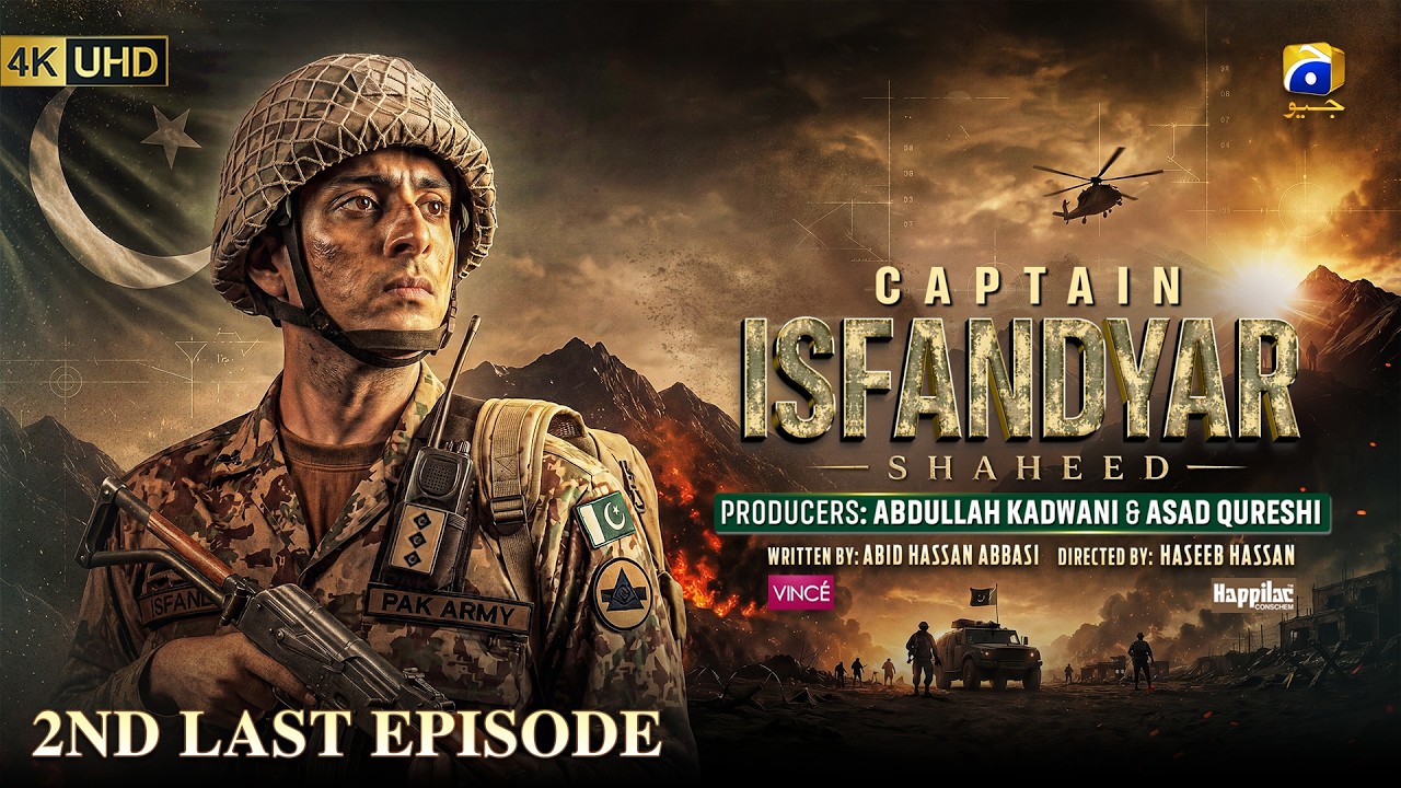 Captain Isfandyar Shaheed 2nd Last Ep 02 [Eng Sub]Presented by Vince Nuvex Shampoo & Happilac Paints