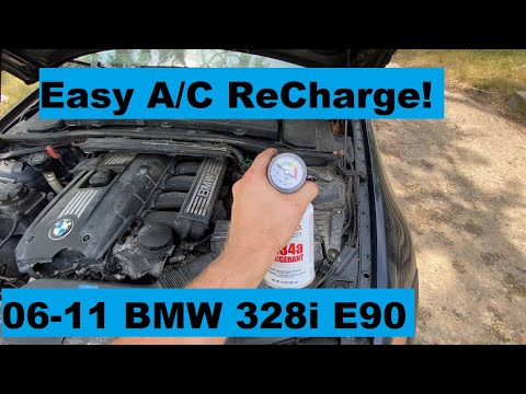 A/C ReCharge BMW 328i 06 07 08 09 10 11 2006 2007 2008 2009 2010 2011