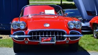 preview picture of video 'Corvette Auto Show, Shelton Vineyards, Dobson NC'