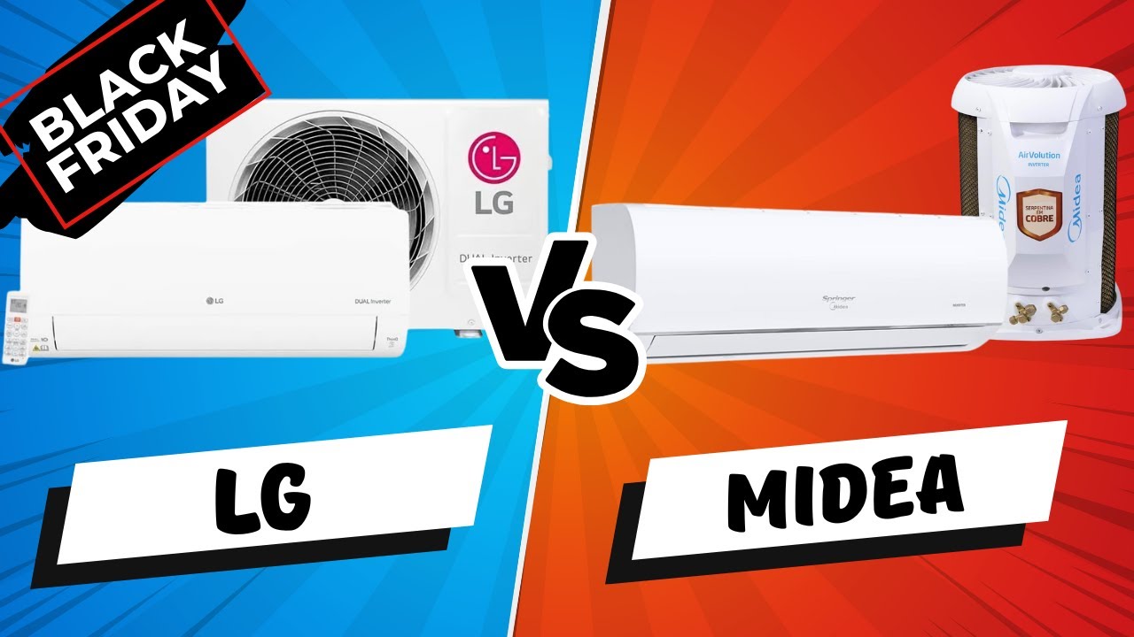 AR CONDICIONADO LG Voice ou MIDEA Air Volution? Qual o MELHOR Ar Condicionado 2025? [COMPARAÇÃO]