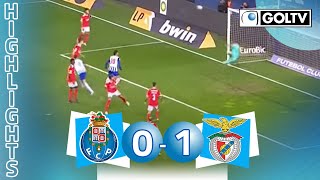 Porto 0 - 1 Benfica | GOLES | Primeira Liga de Portugal