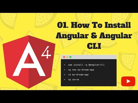 Angularjs 4 Tutorial 01 How To Install Angular And Angular Cli