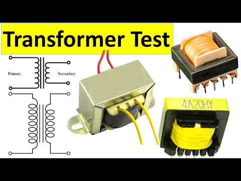 Learn how to test transformers with a multimeter