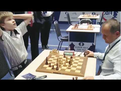 Another Carlsen in The Making ?Volodar Murzin had the best reaction yet at the FIDEWorldCup l