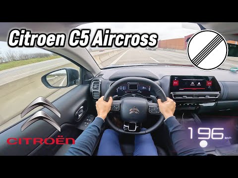 2025 Citroen C5 Aircross BlueHDi 130 (131 hp) - POV Test drive On the German Autobahn